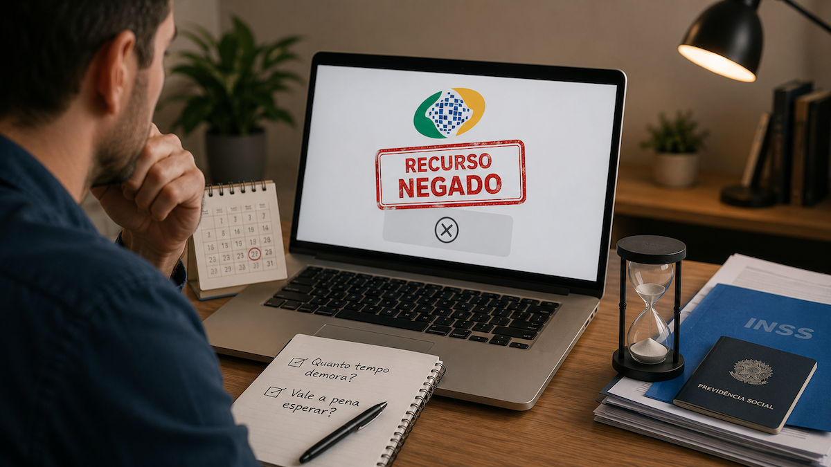 Recurso no INSS foi negado: quanto tempo demora e vale a pena esperar?