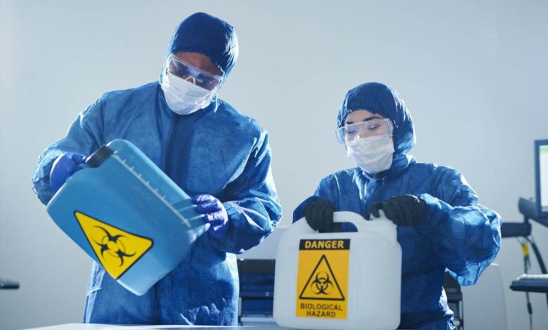 Working with biohazards